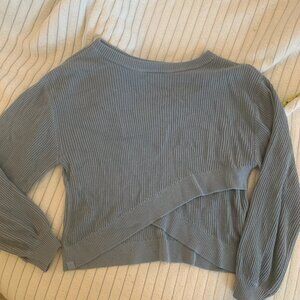 Lululemon Reversible Crossover Sweater Size 8